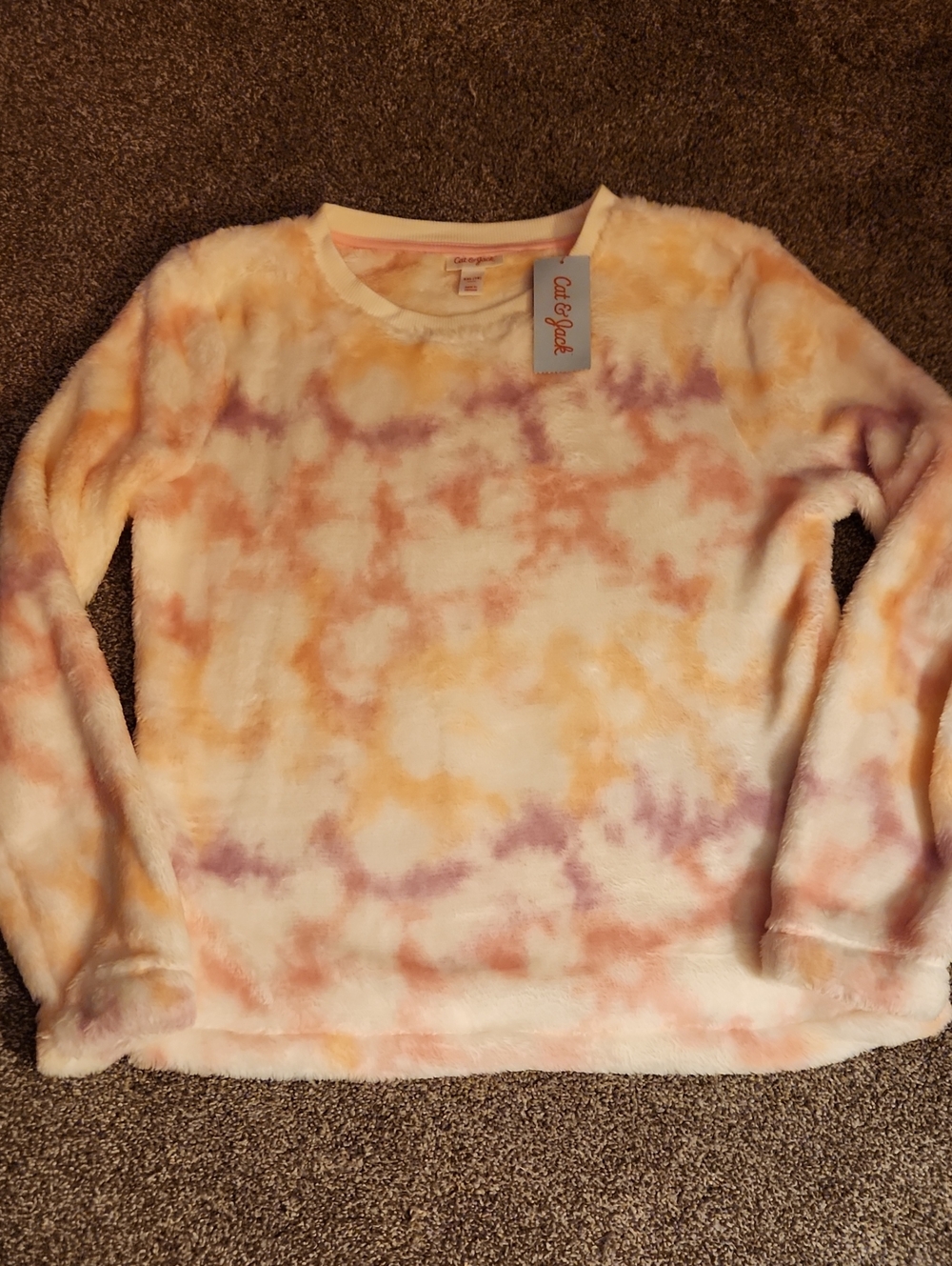 NWT Cat & Jack - Fuzzy Youth Sweater - Size Youth XXL (18)